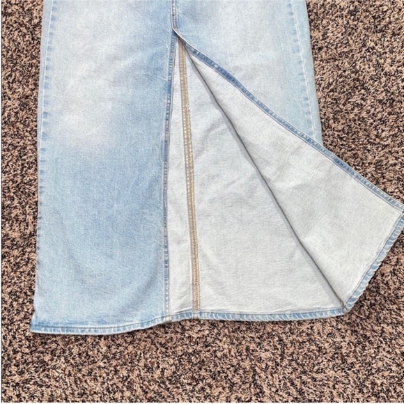 🆕 Universal Thread Women's Light Blue Denim Maxi Skirt Bundle of 3 Sz 00 | NWT - Picture 3 of 8